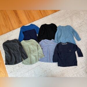 Kids Assorted Color Long Sleeved Tshirt